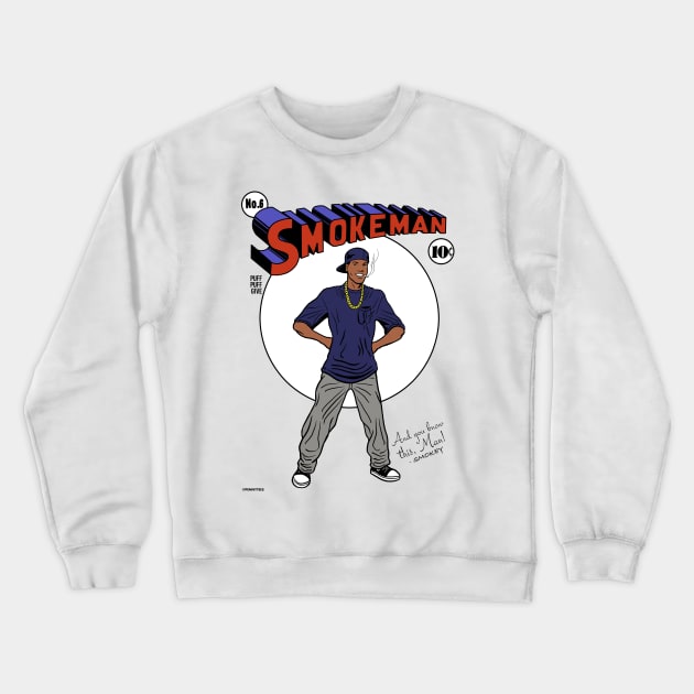 Smokeman Crewneck Sweatshirt by Peter Katsanis Art